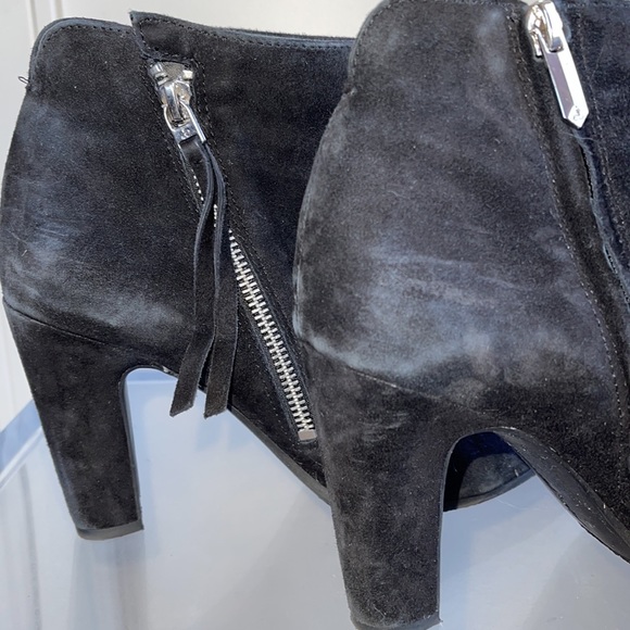 Sam Edelman Black Suede Booties - Picture 4 of 11